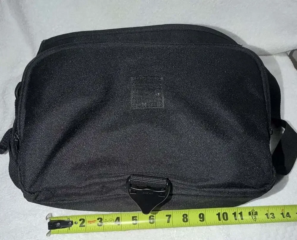 Tamrac Rally Black Canvas Shoulder Messenger Camera Bag